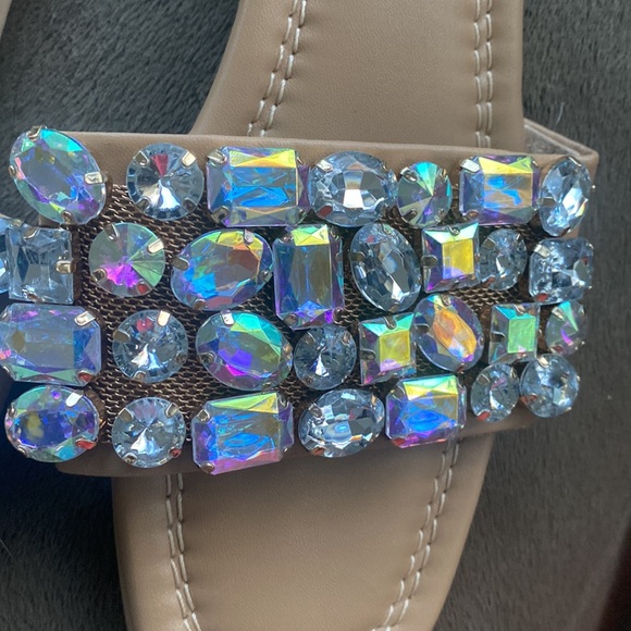Rhinestone Glitter Sandal Slides - Picture 3 of 3